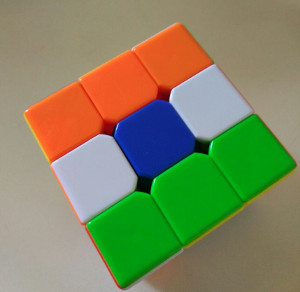 India's Flag with a Rubik's Cube